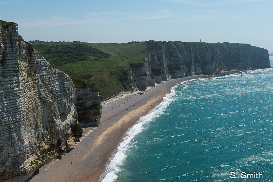 Chalk cliffs near Etretat