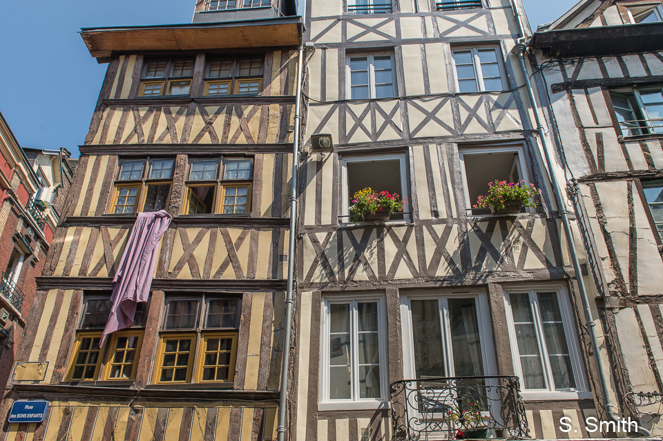 Half-timbered houses in Rouen